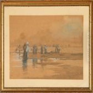 Coastal Scene Fromhornbaek, Denmark by Carl Locher
