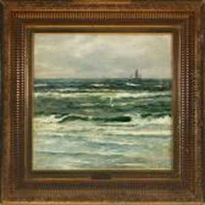 A View Of The Sea With Sailing Ships
