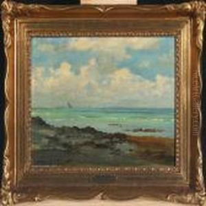Coastal Scenery With Sailing Ships