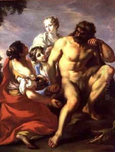 Hercules in the Garden of the Hesperides by Giovanni Antonio Pellegrini