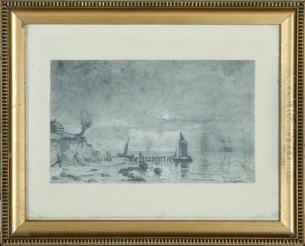 A Coastal Scenery From Hellebaek Village, Denmark - view 1