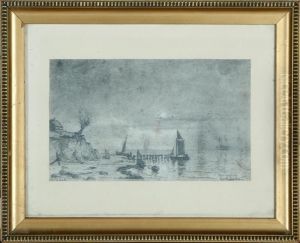 A Coastal Scenery From Hellebaek Village, Denmark