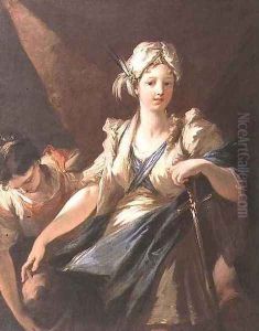 Judith and her Maidservant with the Head of Holofernes, c.1710 by Giovanni Antonio Pellegrini
