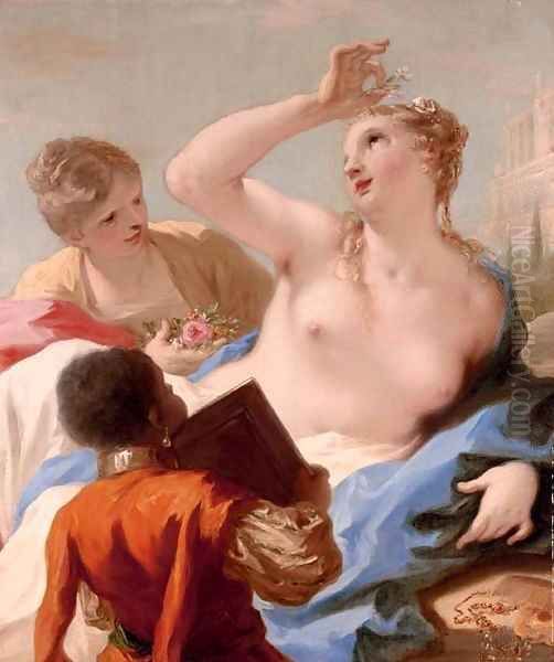 Bathsheba at her toilet - view 1