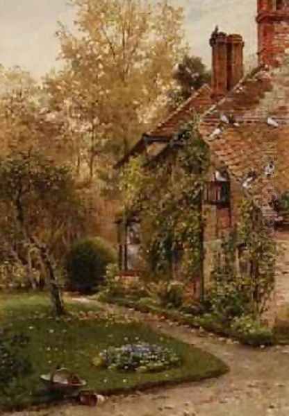 Round My House A Side of the Cottage, Elm Grove, Ripley, Surrey, 1880-86 - view 1
