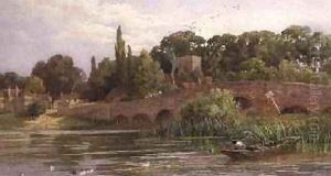 Sonning on the Thames, 1871 by Harry Sutton Palmer