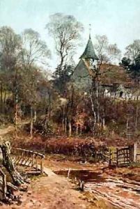 Round My House Pyrford Church, 1880-86 by Harry Sutton Palmer