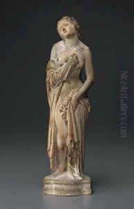 Chloris Caressed by Zephyr by James Pradier
