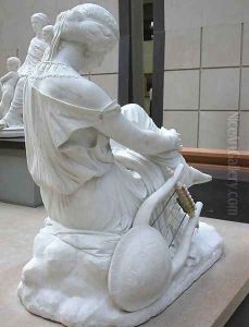 Sappho [detail #1] by James Pradier