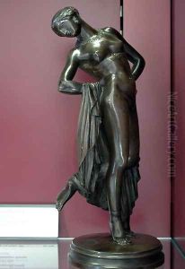 Odalisque dansant [detail #2] (Dancing Odalisque) by James Pradier