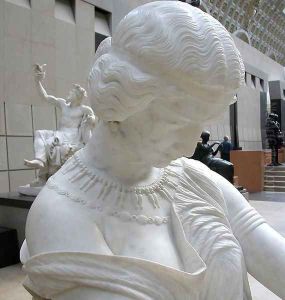 Sappho [detail #2] by James Pradier