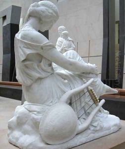 Sappho [detail #3] by James Pradier