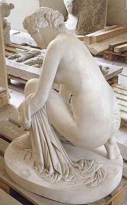 La Toilette d'Atalante [detail #2] (The Toilette of Atalante) by James Pradier