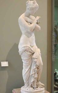 Psyche [detail #3] (Psyche) by James Pradier