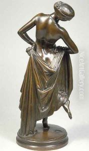 Odalisque dansant [detail #1] (Dancing Odalisque) by James Pradier