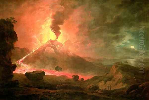 The Eruption of Vesuvius by Abraham Pether