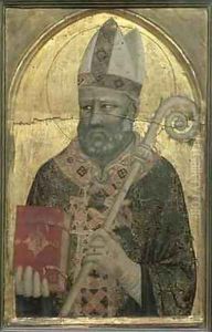St. Nicholas of Myra by Buonaguida Pacino di