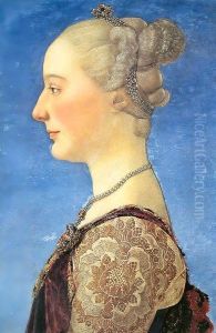 Portrait of a Young Woman c. 1475 by Antonio Pollaiolo