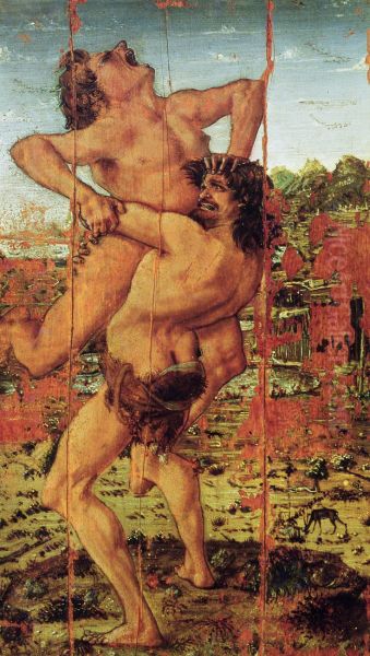 Hercules and Antaeus c. 1478 - view 1