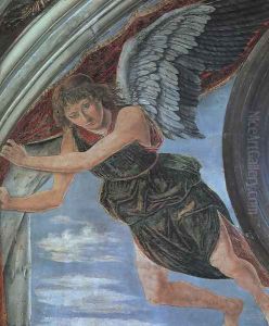Angel (detail) 1467 by Antonio Pollaiolo