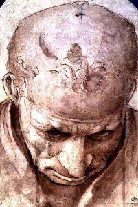 Head of an Elderly Man by Cosimo Piero di