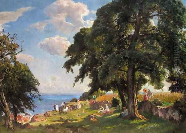 Above the Bathing Beach, Århus (Ved Århus Strand) - view 1