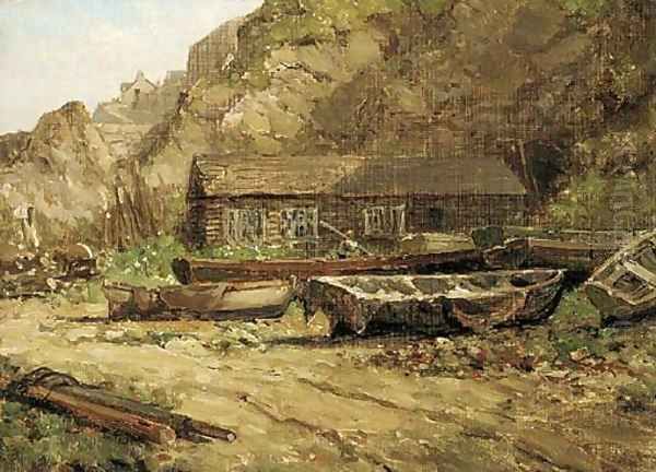 A boat yard, Newquay - view 1