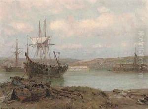 Refitting at Cormack harbour by Arthur Wilde Parsons