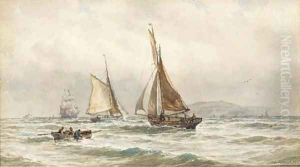 Shipping off the coast by Arthur Wilde Parsons