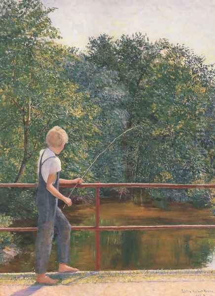 Boy Fishing 1929 - view 1