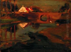Landscape With House by Robert Henry Logan