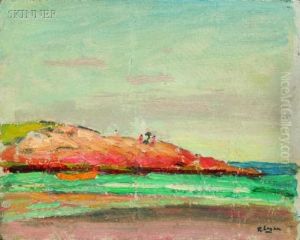 Lot Of Two Landscapes by Robert Henry Logan