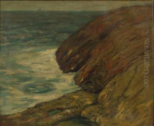 Rocky Shoreline by Robert Henry Logan