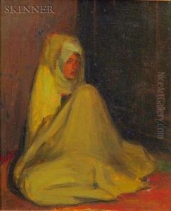 Seated North African by Robert Henry Logan
