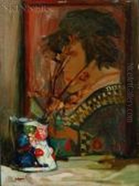 Lot Of Two: Still Life With Toby Jug And - view 1