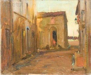 Algerian Street Scene by Robert Henry Logan