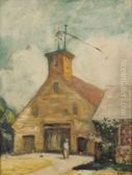 Barn With Weathervane - view 1