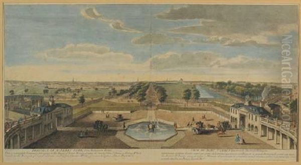 Rigaud (jacques) Prospect Of St James Park From Buckingham House - view 1