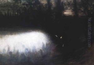 Chopin's Funeral March by Wladyslaw Podkowinski