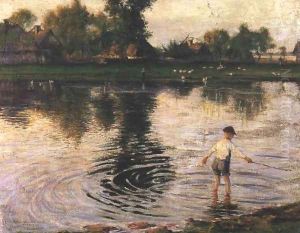 Mokra Wies (Wet Village) by Wladyslaw Podkowinski