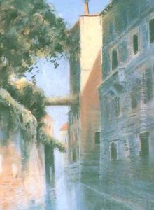 Lane in Paris by Wladyslaw Podkowinski