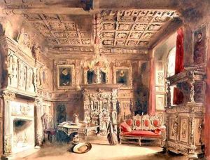 A Tudor Interior by William Henry Lake Price