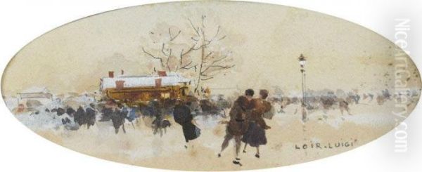 Les Patineurs Au Bois De Boulogne - view 1