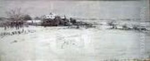 Paysage Sous La Neige by Luigi Loir