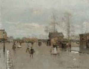 Une Porte De Paris: After The Rain by Luigi Loir