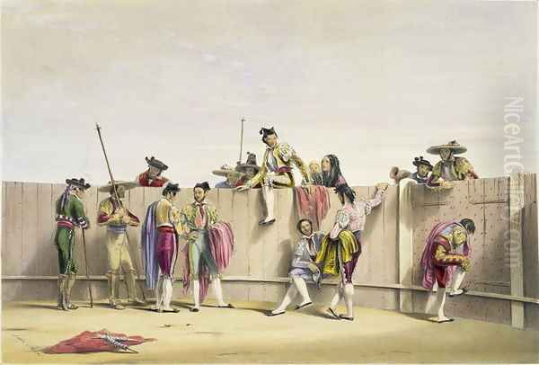 Toreros Reposing between the Bulls, 1865 - view 1