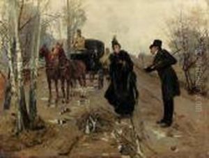 An Afternoon Stroll by Luigi Loir