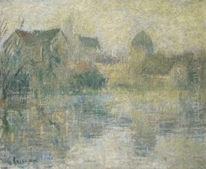Vue De Moret-sur-loing by Gustave Loiseau