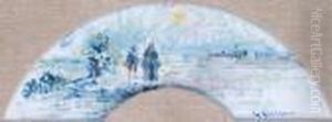 Paysanne Et Garconnet by Gustave Loiseau