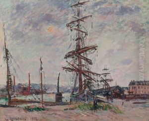 Bateau A Quai Au Havre